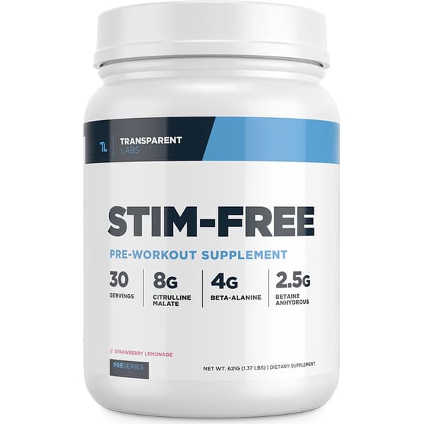 Transparent Labs Stim-Free Pre-Workout